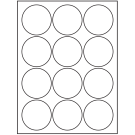 2.5" x 2.5"  Sheet Label