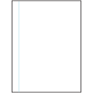 8.5" x 11"  Sheet Label