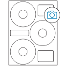 4.52" x 4.52"  Sheet Label