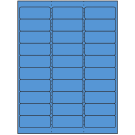 2.625" x 1"  Sheet Label