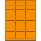 2.625" x 1"  Sheet Label