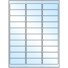 2.625" x 1"  Sheet Label