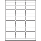 2.625" x 1"  Sheet Label