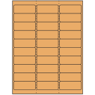 2.625" x 1"  Sheet Label