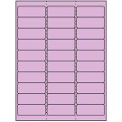 2.625" x 1"  Sheet Label