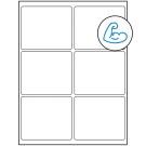 4" x 3.25"  Sheet Label