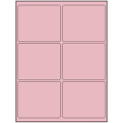 4" x 3.25"  Sheet Label