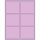 4" x 3.25"  Sheet Label