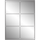 4" x 3.25"  Sheet Label