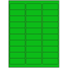 2.625" x 1"  Sheet Label