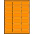 2.625" x 1"  Sheet Label