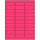 2.625" x 1"  Sheet Label