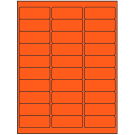 2.625" x 1"  Sheet Label