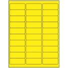 2.625" x 1"  Sheet Label
