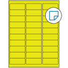 2.625" x 1"  Sheet Label