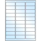 2.625" x 1"  Sheet Label