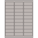 2.625" x 1"  Sheet Label