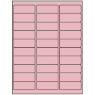2.625" x 1"  Sheet Label