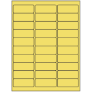 2.625" x 1"  Sheet Label