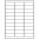 2.625" x 1"  Sheet Label