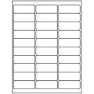 2.625" x 1"  Sheet Label