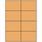 4.25" x 2.75"  Sheet Label