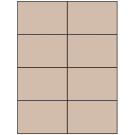 4.25" x 2.75"  Sheet Label