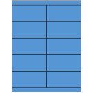 4.25" x 2"  Sheet Label