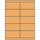 4.25" x 2"  Sheet Label