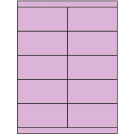 4.25" x 2"  Sheet Label