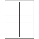 4.25" x 2"  Sheet Label
