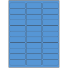 2.625" x 0.875"  Sheet Label