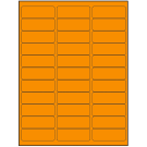 2.625" x 0.875"  Sheet Label