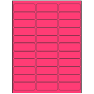 2.625" x 0.875"  Sheet Label