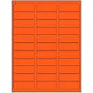 2.625" x 0.875"  Sheet Label