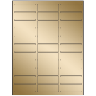 2.625" x 0.875"  Sheet Label