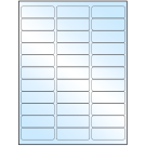 2.625" x 0.875"  Sheet Label