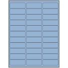 2.625" x 0.875"  Sheet Label