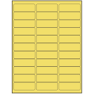 2.625" x 0.875"  Sheet Label