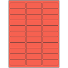 2.625" x 0.875"  Sheet Label