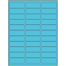 2.625" x 0.875"  Sheet Label