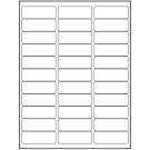 2.625" x 0.875"  Sheet Label