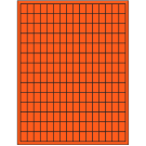 0.5" x 0.75"  Sheet Label