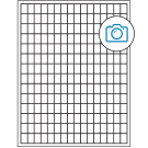0.5" x 0.75"  Sheet Label