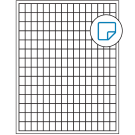 0.5" x 0.75"  Sheet Label