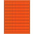 0.5" x 1"  Sheet Label