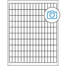 0.5" x 1"  Sheet Label