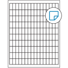0.5" x 1"  Sheet Label
