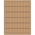 0.5" x 1.75"  Sheet Label