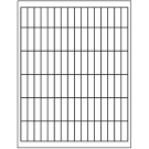0.5" x 1.75"  Sheet Label